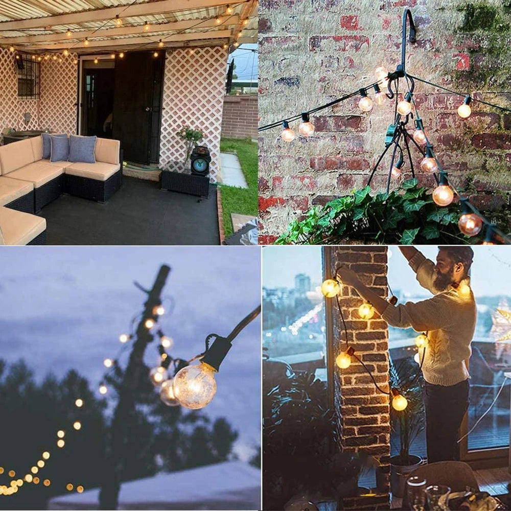 Guirlande LED KIKIELF - Boules Lumineuses Étanches IP44 - 9M/14M/26M