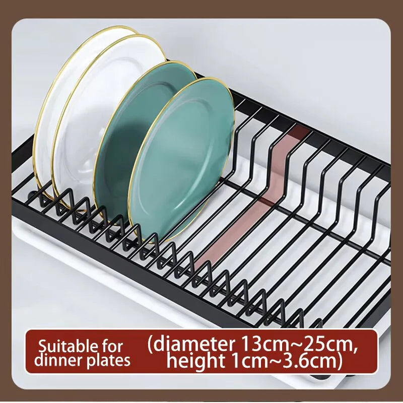 Égouttoir à vaisselle 2 niveaux en acier – Rangement & organisation cuisine