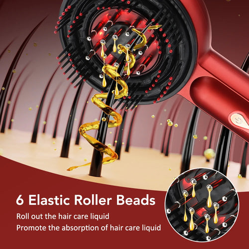 Brosse de massage cuir chevelu électrique