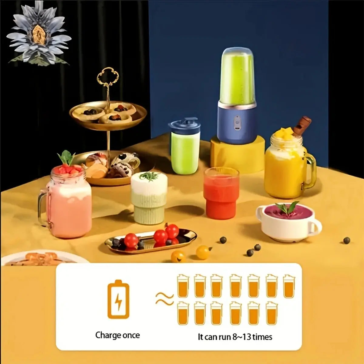 Mixeur portable électrique multifonction – Smoothies & jus frais USB
