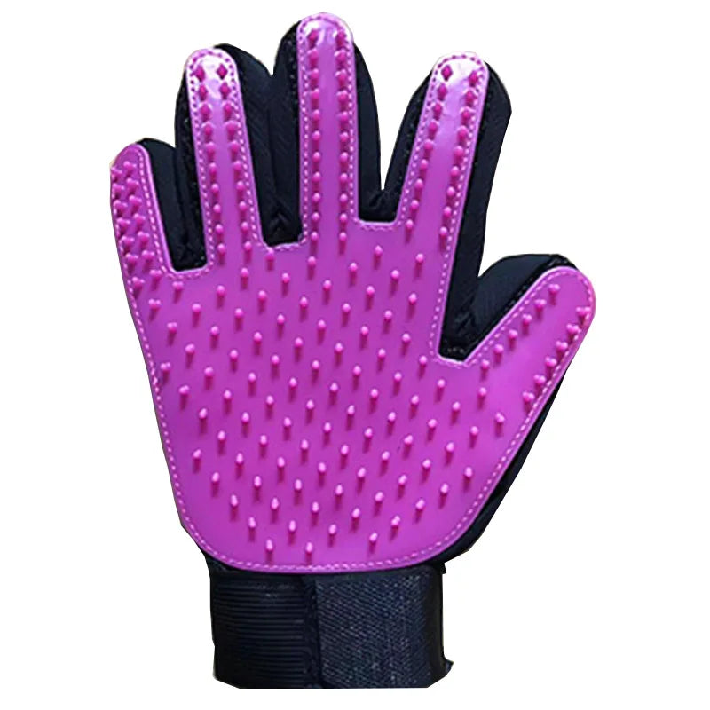 Gant de Toilettage Premium pour Chats et Chiens - Brosse de Massage Anti-Poils