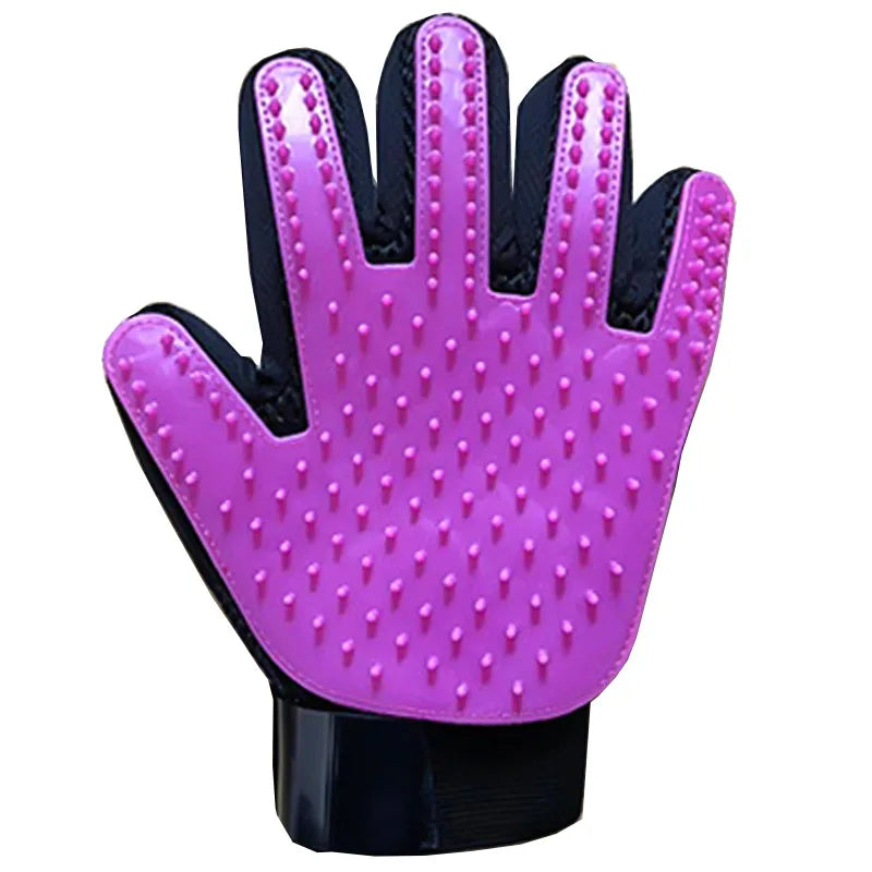 Gant de Toilettage Premium pour Chats et Chiens - Brosse de Massage Anti-Poils
