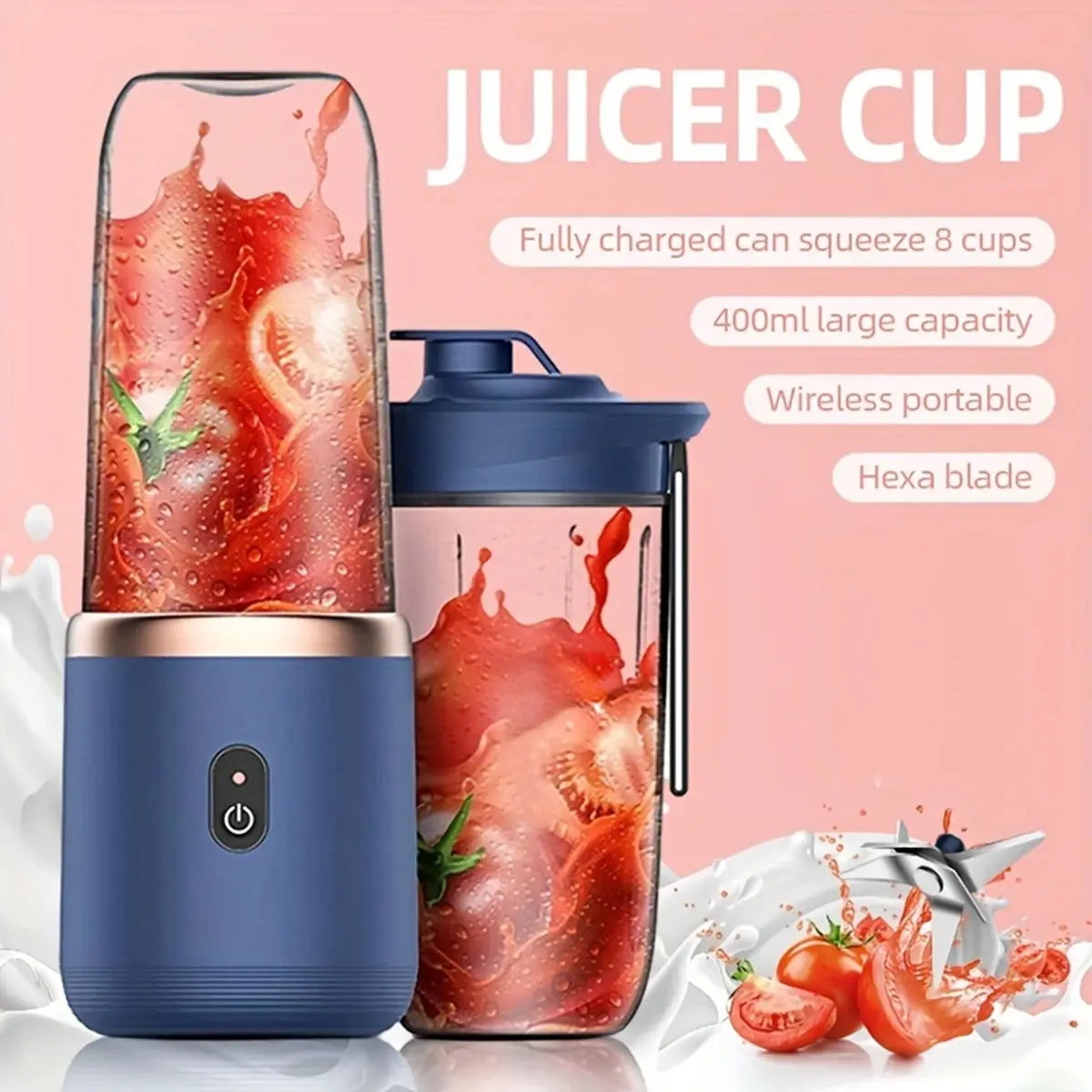Mixeur portable électrique multifonction – Smoothies & jus frais USB