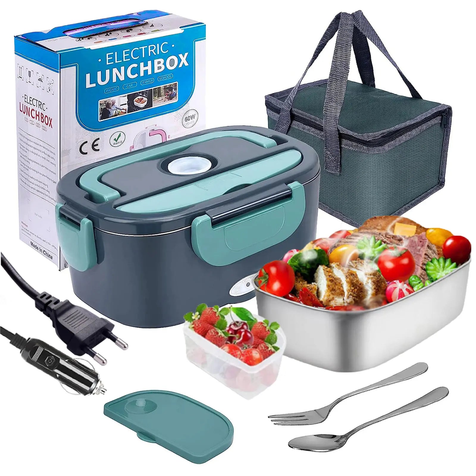 MicroData Chejia - Lunch Box Électrique Double Usage