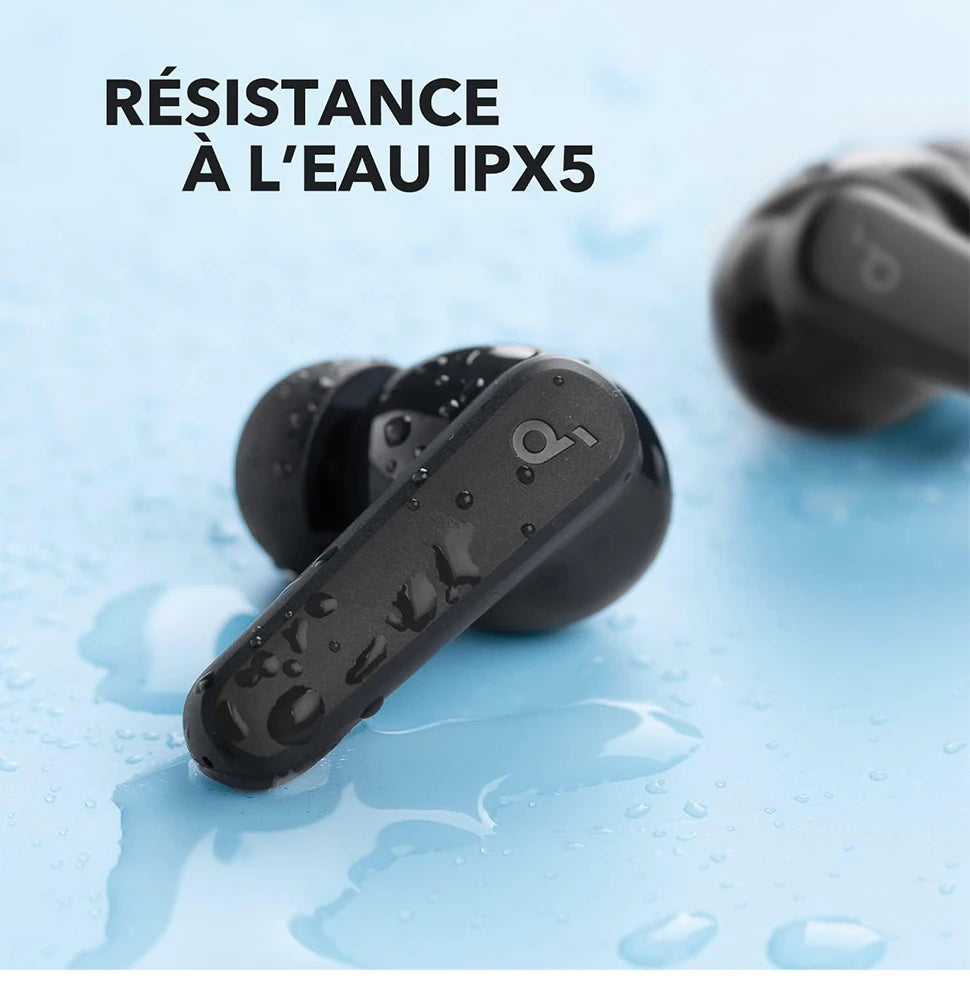 Écouteurs Bluetooth ANKER 5.3 Sans Fil - Autonomie 30H - Étanche IPX5