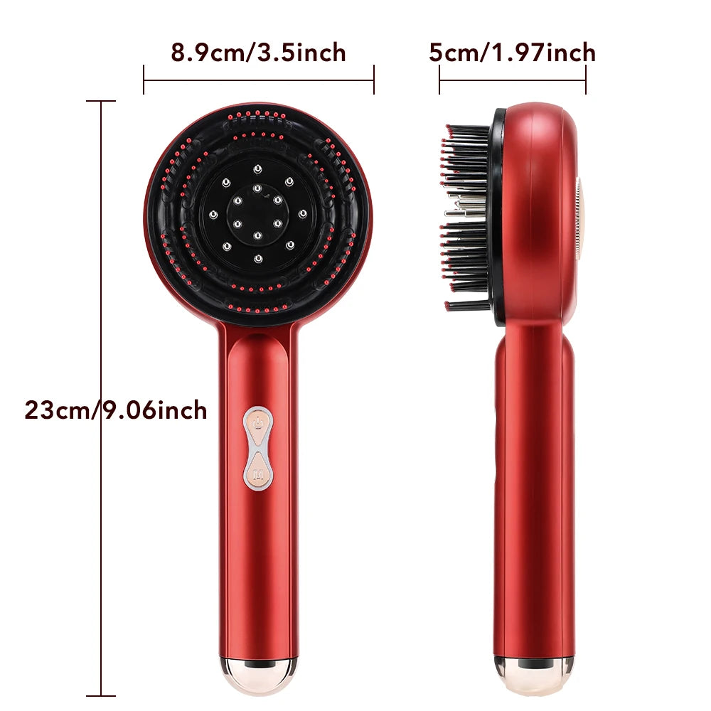 Brosse de massage cuir chevelu électrique