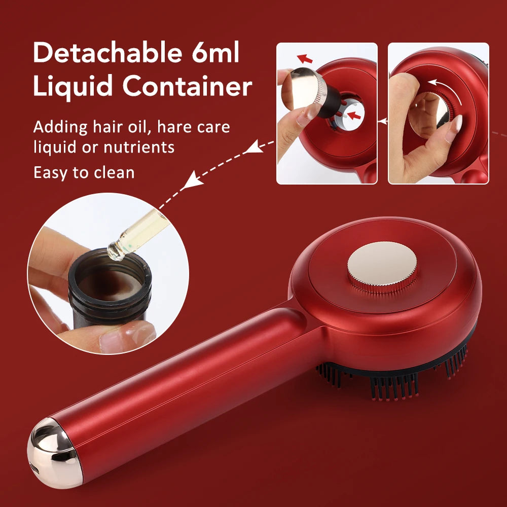 Brosse de massage cuir chevelu électrique