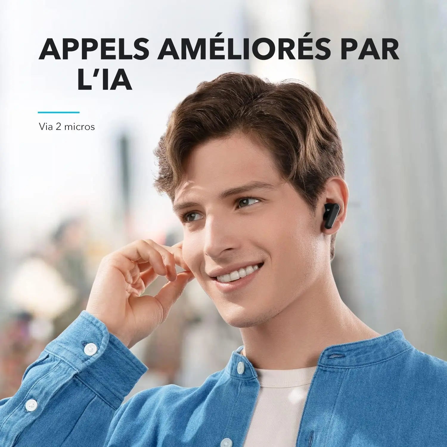 Écouteurs Bluetooth ANKER 5.3 Sans Fil - Autonomie 30H - Étanche IPX5